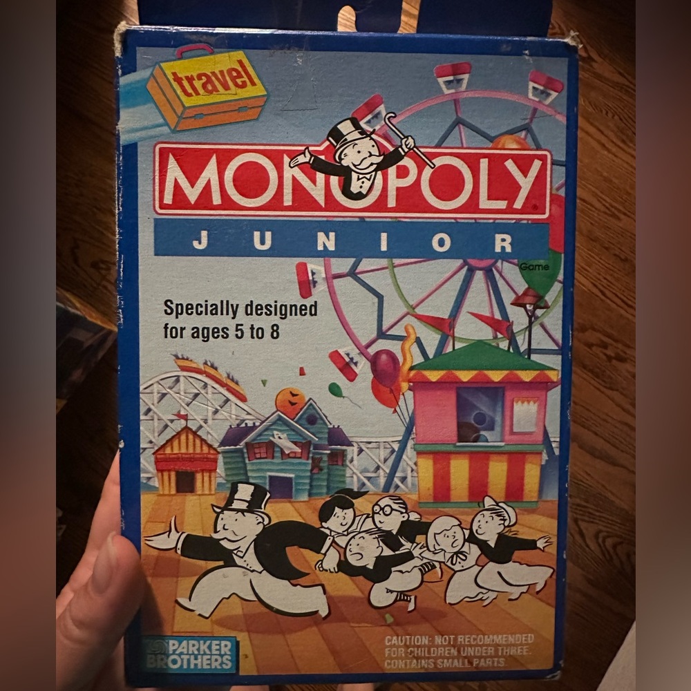 Monopoly Junior - Travel Size circa 1991